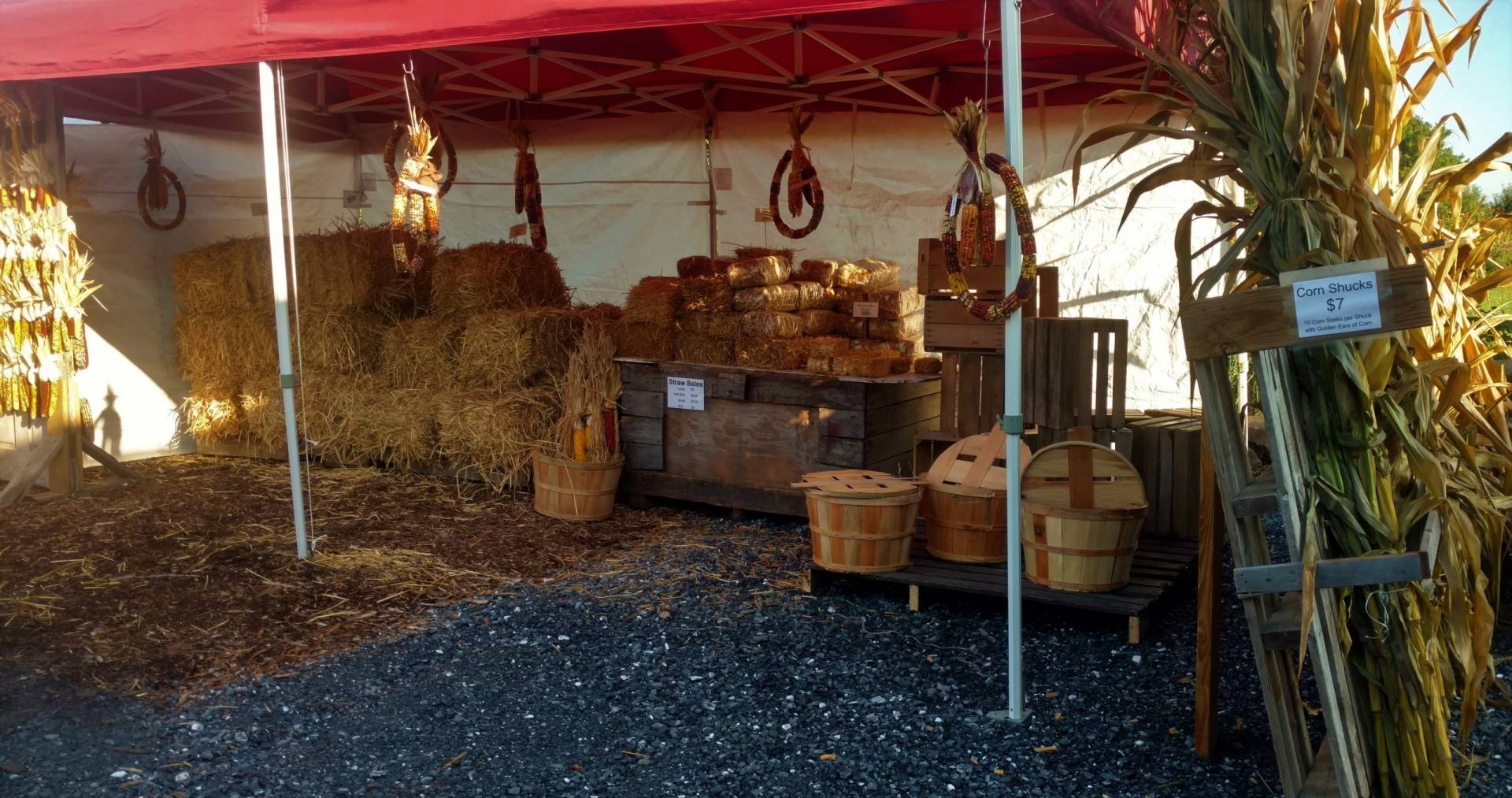 Fall Decorations Brecknock Orchard LLC, Mohnton Lancaster County PA