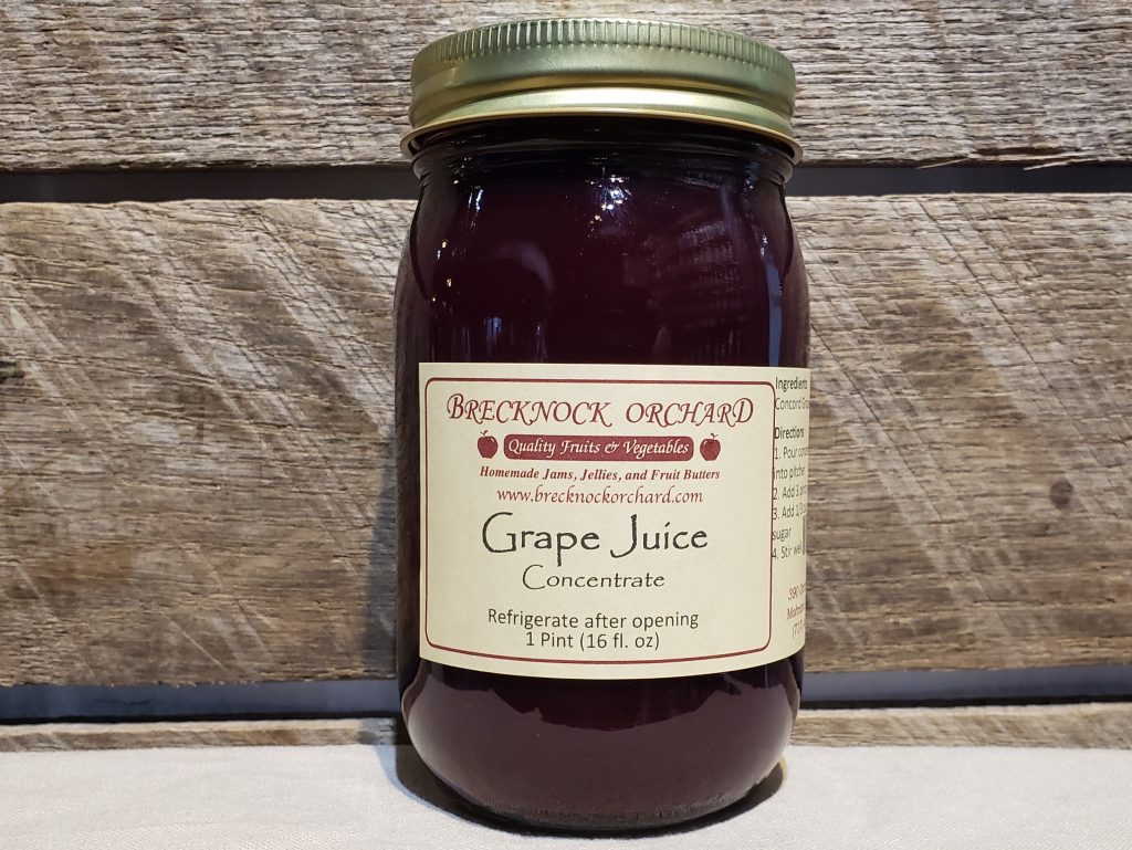 Grape Juice Concentrate 16 oz. Brecknock Orchard LLC