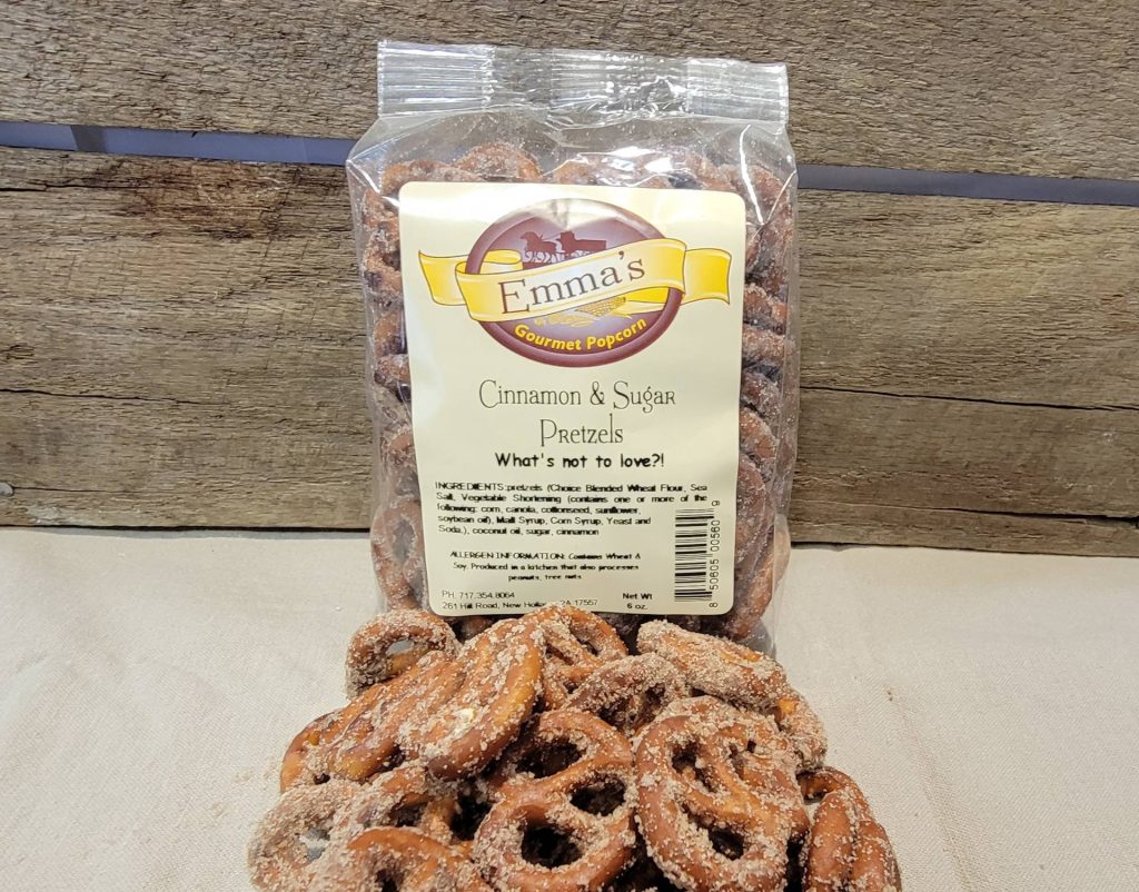 Cinnamon Sugar Pretzels 6oz. Brecknock Orchard LLC