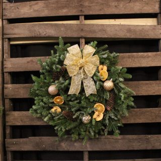 Christmas Wreath - Gold