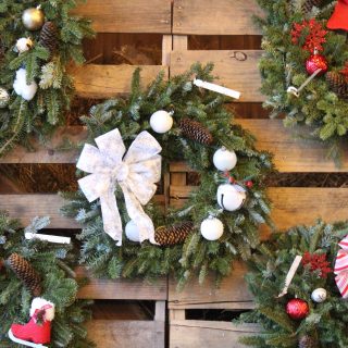 Christmas Wreath - White