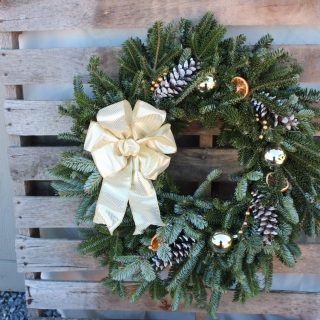 Christmas Wreath - Gold